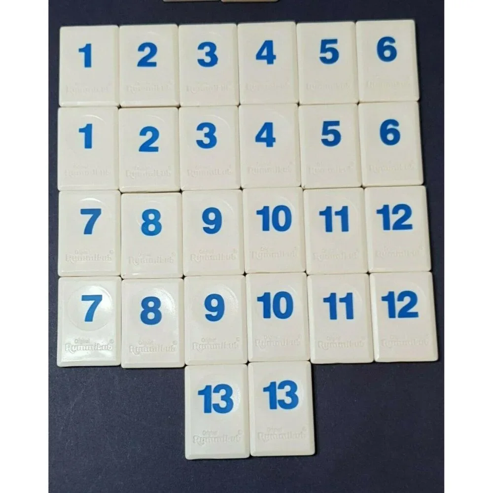 Pressman rummikub numbers